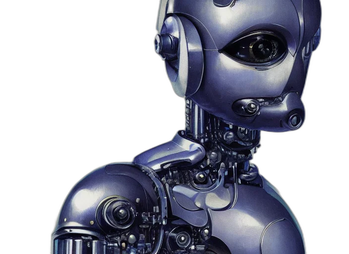 robot, cyberpunk, concept art, 3d render, portrait, cyber, dog, sci transparent PNG cut-out