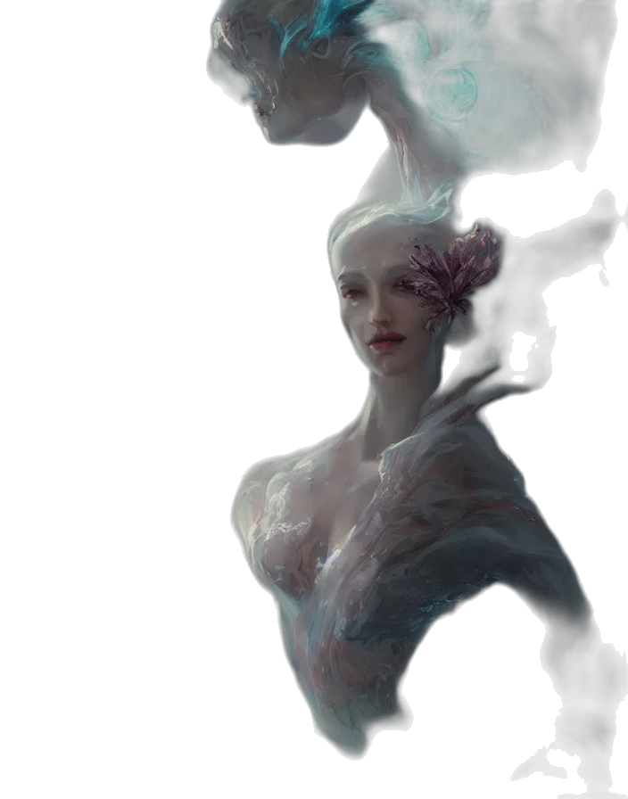 dress, crown, creature, mask transparent PNG cut-out