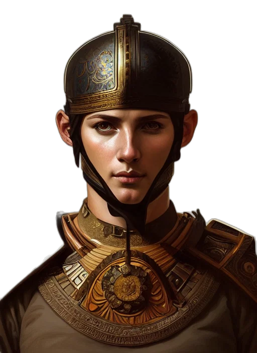 face, crown, sword, staff transparent PNG cut-out
