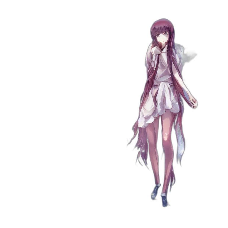 dress, staff, creature, weapon transparent PNG cut-out