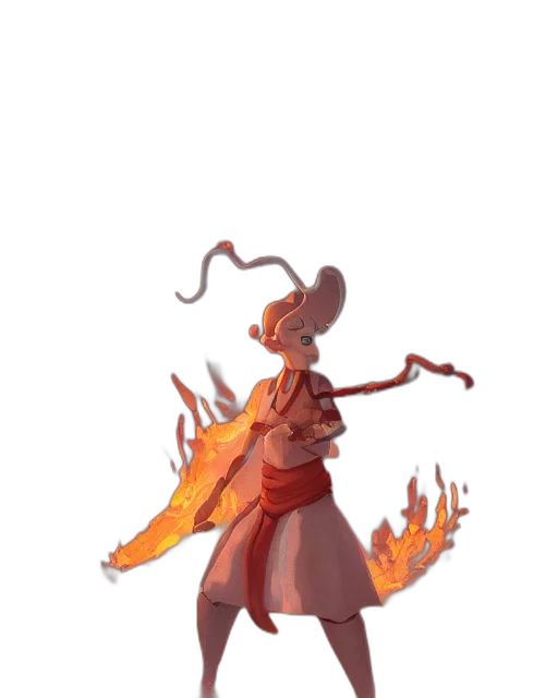 staff, dragon, weapon, creature, concept art, fantasy art, pixel art, watercolor transparent PNG cut-out