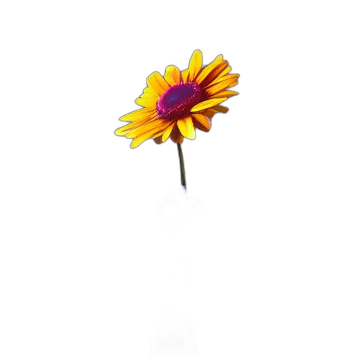 flower, staff, crown, umbrella, photorealistic, 3d render, concept art, pixel art transparent PNG cut-out