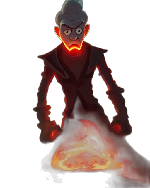 mask, staff, creature, concept art transparent PNG cut-out