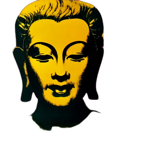 mask, face, crown, jewelry, photorealistic, 3d render, concept art, vaporwave transparent PNG cut-out