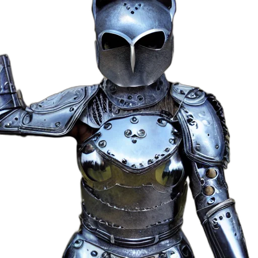 robot, sword, mask, staff transparent PNG cut-out
