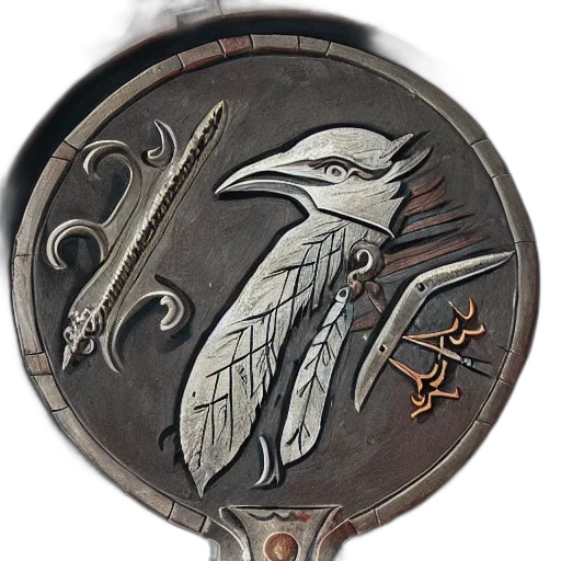 jewelry, sword, dragon, staff transparent PNG cut-out