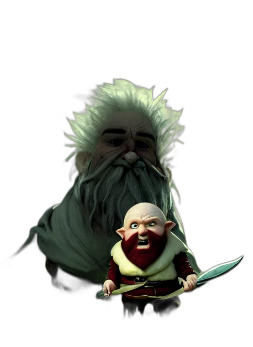 staff, mask, creature, face transparent PNG cut-out