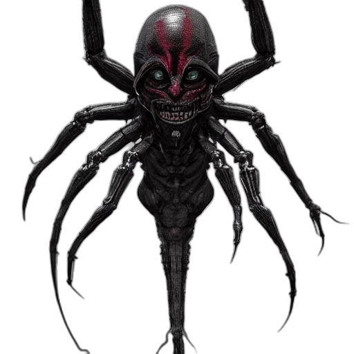 creature, mask, animal, hair, concept art, comic book art, 3d render, fantasy art transparent PNG cut-out
