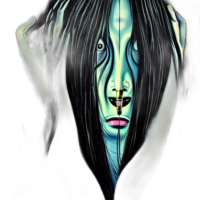 mask, face, creature, hair transparent PNG cut-out