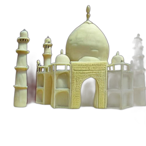 crown, building, jewelry, 3d render transparent PNG cut-out
