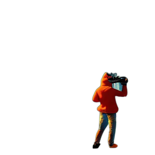 weapon, animal, jacket, robot, 3d render, concept art, pixel art, photorealistic transparent PNG cut-out