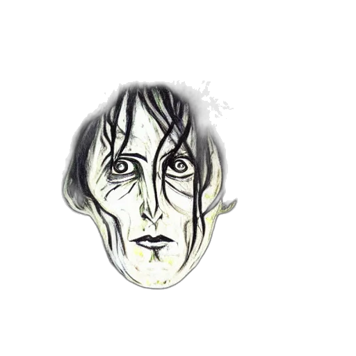 mask, face, creature, hair, concept art, comic book art, fantasy art, cartoon transparent PNG cut-out