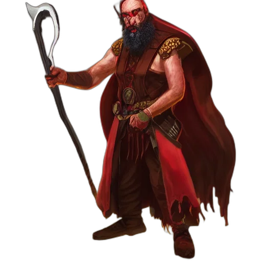 sword, staff, fantasy art, concept art, pixel art, comic book art, red, dnd transparent PNG cut-out