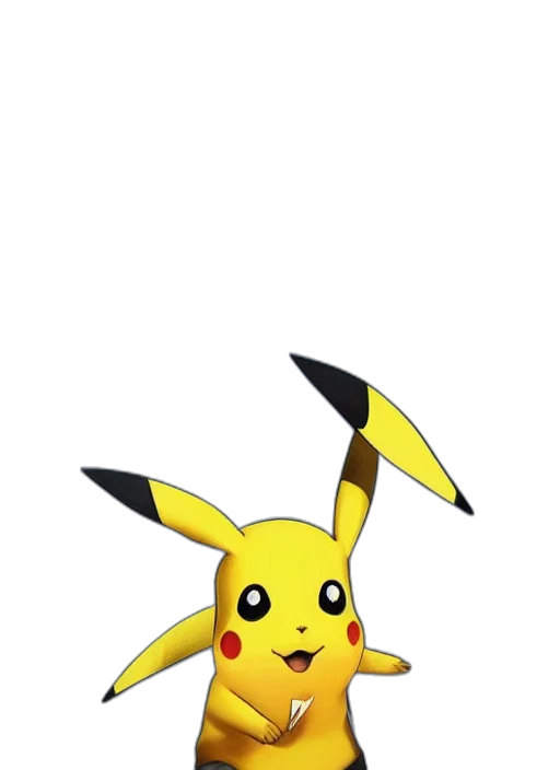 animal, creature, staff, hat, 3d render, concept art, pixel art, anime transparent PNG cut-out