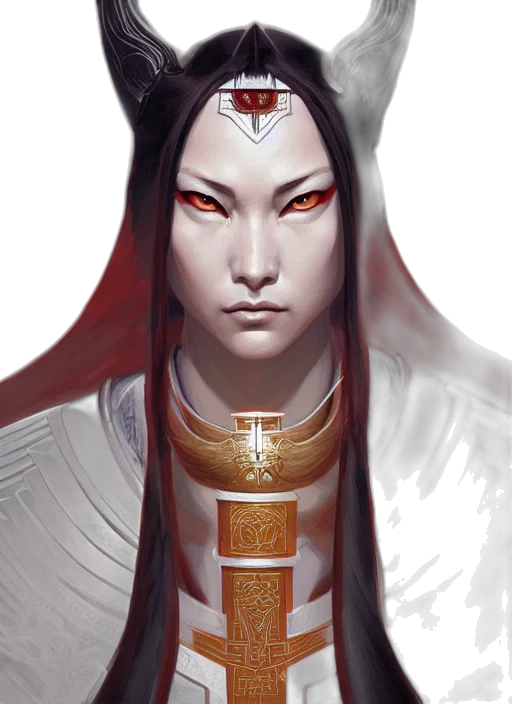 face, staff, crown, fantasy art, concept art, photorealistic, pixel art, red transparent PNG cut-out