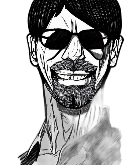 face, mask, cartoon, comic book art, concept art, pencil sketch, amateur, ink transparent PNG cut-out