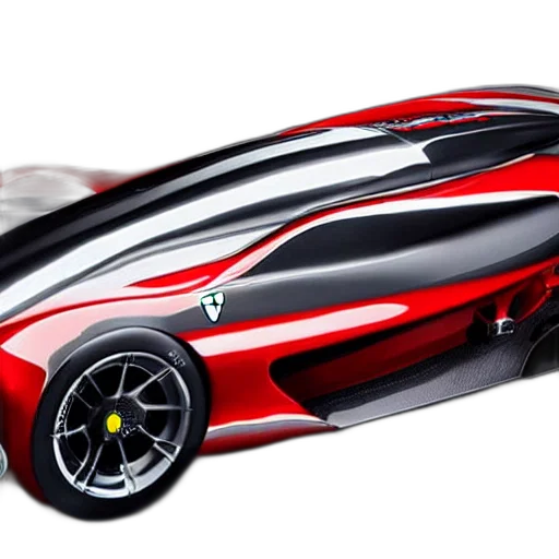car, concept art, 3d render, photorealistic transparent PNG cut-out