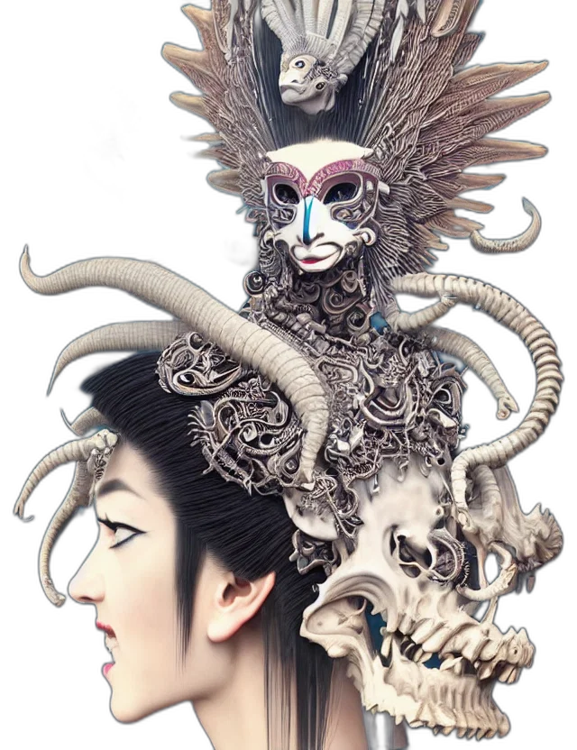 mask, creature, face, jewelry transparent PNG cut-out