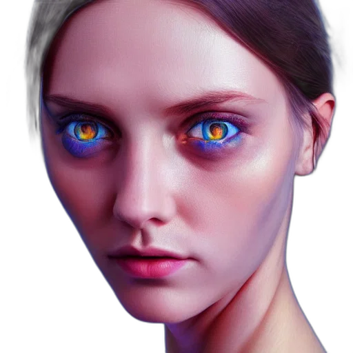 face, mask, robot, creature transparent PNG cut-out