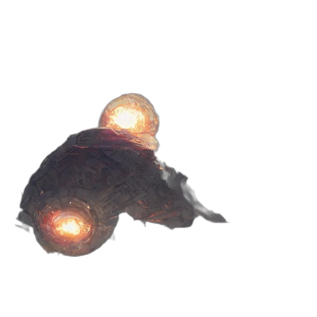 creature, hat, mask, weapon transparent PNG cut-out