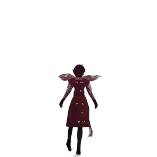 dress, staff, umbrella, robot transparent PNG cut-out