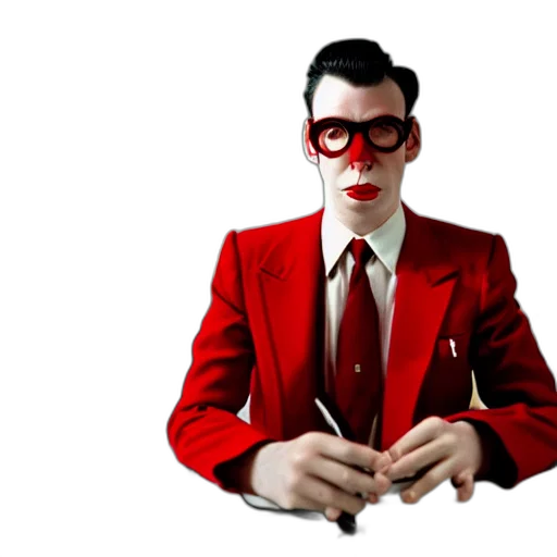 jacket, staff, mask, face transparent PNG cut-out