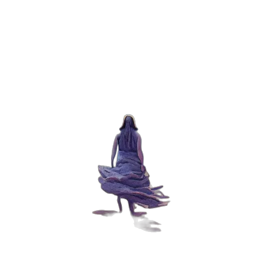 dress, umbrella, creature, shoes, pixel art, concept art, watercolor, vaporwave transparent PNG cut-out