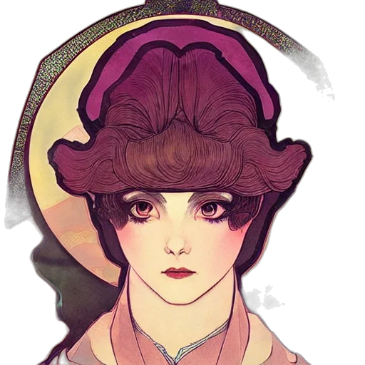 hat, crown, face, staff transparent PNG cut-out