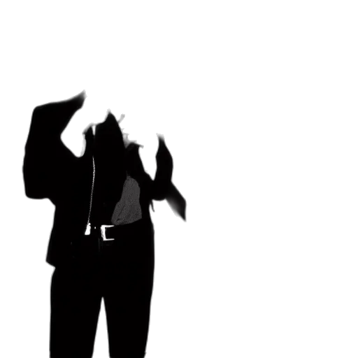 mask, staff, jacket, creature transparent PNG cut-out