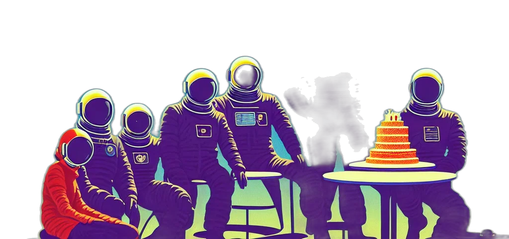 concept art, pixel art, comic book art, vaporwave transparent PNG cut-out