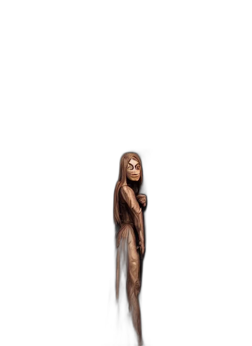 staff, dress, jewelry, creature transparent PNG cut-out