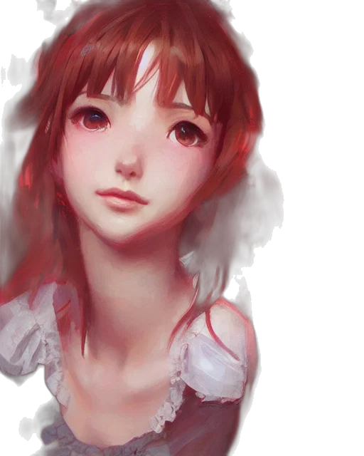 face, dress, robot, photorealistic transparent PNG cut-out