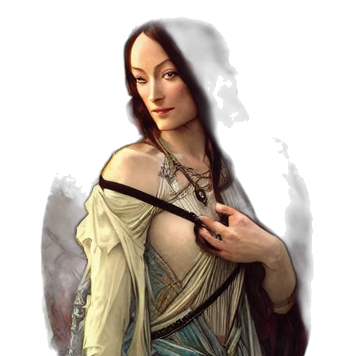 jewelry, staff, dress, sword transparent PNG cut-out