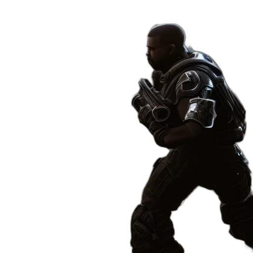 jacket, weapon, robot, concept art transparent PNG cut-out