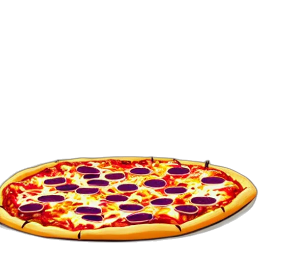 food, weapon, 3d render, pixel art transparent PNG cut-out