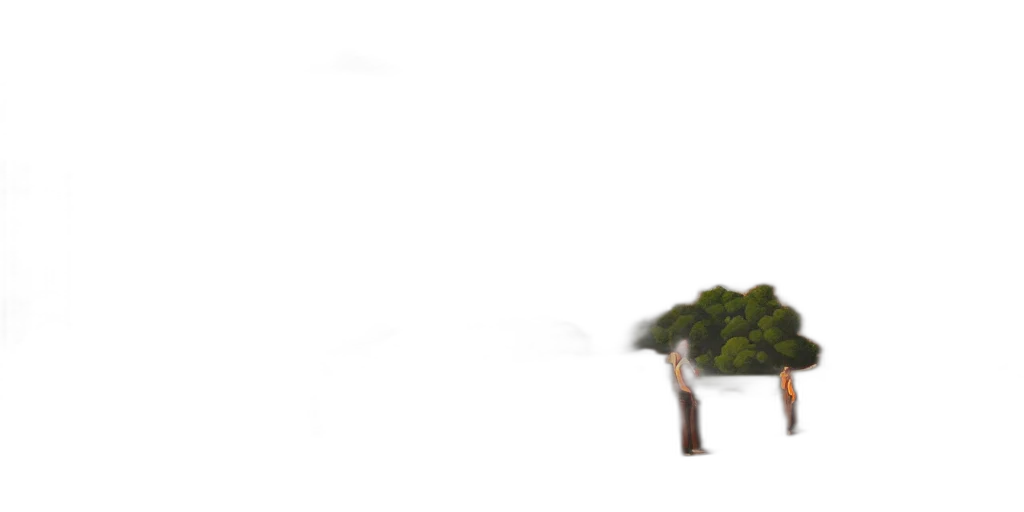 tree, umbrella, robot, creature transparent PNG cut-out