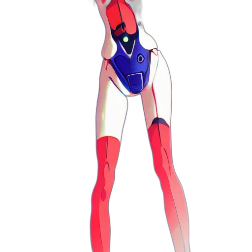 robot, weapon, staff, dress transparent PNG cut-out