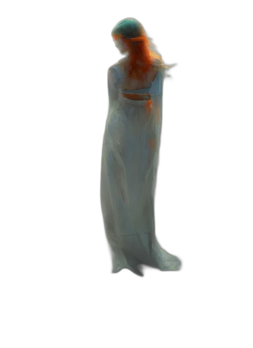 dress, bottle, staff, creature, 3d render, concept art, photorealistic, oil painting transparent PNG cut-out