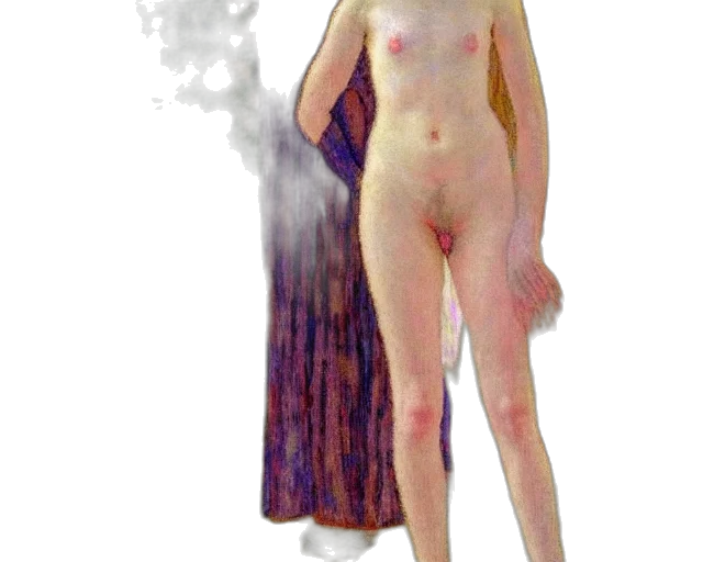 dress, staff, creature, concept art transparent PNG cut-out