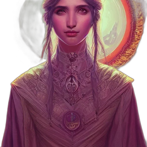 face, jewelry, crown, staff transparent PNG cut-out