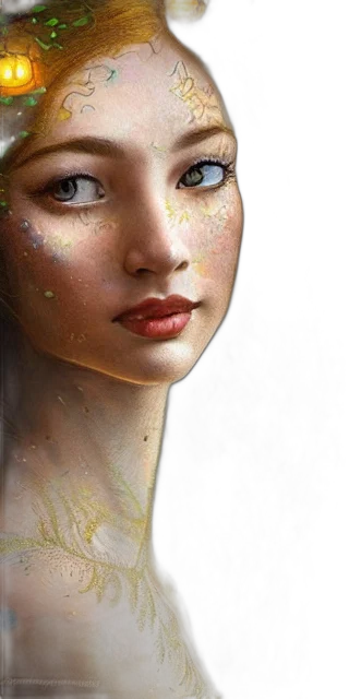 face, jewelry, mask, crown, photorealistic, fantasy art, oil painting, concept art transparent PNG cut-out