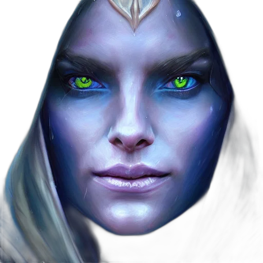 face, mask, jewelry, creature, fantasy art, concept art, photorealistic, comic book art transparent PNG cut-out