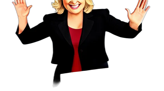 jacket, staff, cartoon, photorealistic transparent PNG cut-out