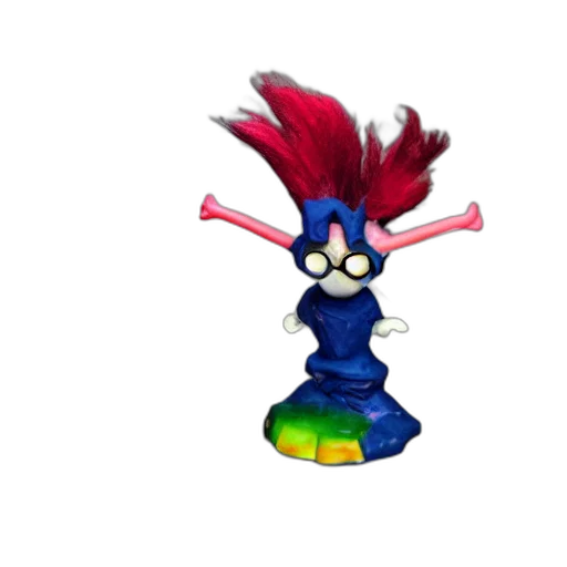 creature, mask, staff, hat transparent PNG cut-out