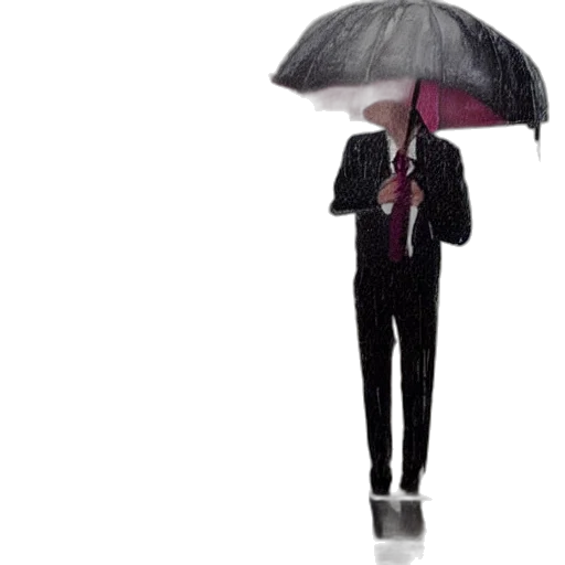 umbrella, jacket, staff, concept art transparent PNG cut-out