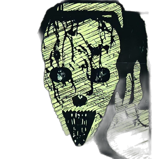 mask, face, creature, robot transparent PNG cut-out