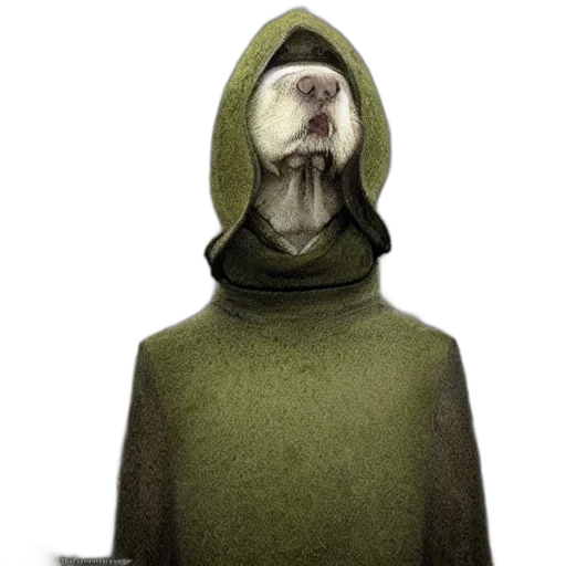 staff, mask, jacket, creature transparent PNG cut-out