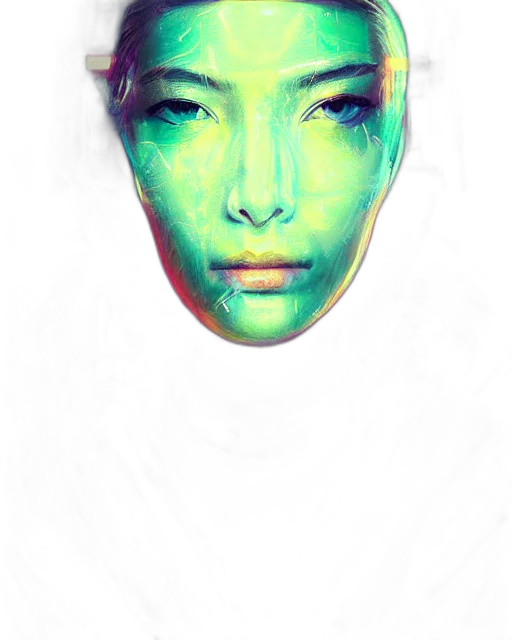 mask, face, robot, creature transparent PNG cut-out