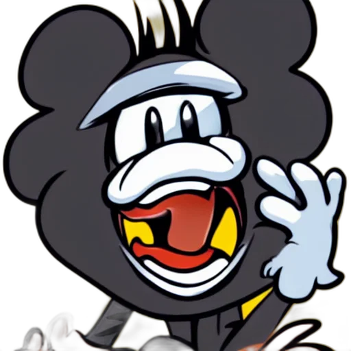 staff, animal, face, mask, cartoon, concept art, comic book art, funny transparent PNG cut-out