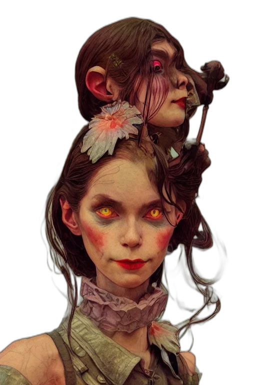 mask, face, creature, crown transparent PNG cut-out